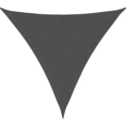 Outlet vidaXL Solsegel Oxfordtyg trekantigt 3,6x3,6x3,6 m Antracit