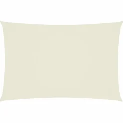 Sale vidaXL Solsegel Oxfordtyg rektangulärt 2x4 m gräddvit Kräm