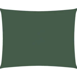 Clearance vidaXL Solsegel oxfordtyg rektangulärt 2x3,5 m Mörkgrön
