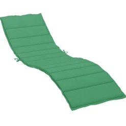 Discount vidaXL Solsängsdyna 200x50x3 cm oxfordtyg Grön