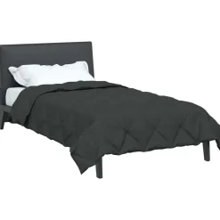 vidaXL Sommar Duvet Antracit 200 x 135 cm Mikrofiber