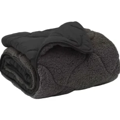 vidaXL Sommar Duvet Antracit 155 x 200 cm Mikrofiber och Teddyfleece