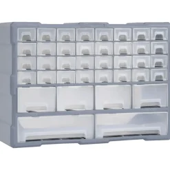 vidaXL Sortimentskåp med 38 lådor 52x16x37,5 cm