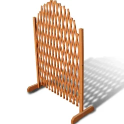 Online vidaXL Spaljéstaket massivt trä 180 x 100 cm Brun