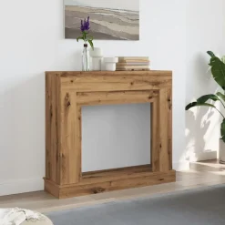 vidaXL Spiselkrans artisan ek 100x30x87,5 cm konstruerat trä