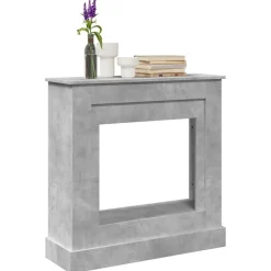 New vidaXL Spiselkrans 90x30x90 cm konstruerat trä Betonggrå