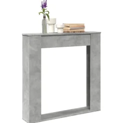 Clearance vidaXL Spiselkrans 100x20x100 cm konstruerat trä Betonggrå