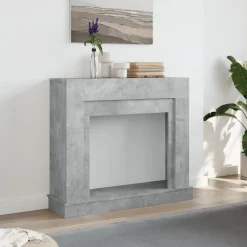 vidaXL Spiselkrans betonggrå 100x30x87,5 cm konstruerat trä