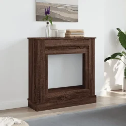 Clearance vidaXL Spiselkrans 90x30x90 cm konstruerat trä brun ek