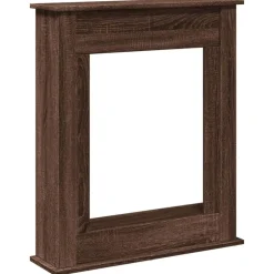 Clearance vidaXL Spiselkrans 75x20x87,5 cm konstruerat trä brun ek