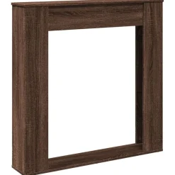 Clearance vidaXL Spiselkrans 100x20x100 cm konstruerat trä brun ek