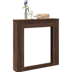 Clearance vidaXL Spiselkrans 100x20x100 cm konstruerat trä brun ek
