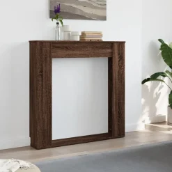 Clearance vidaXL Spiselkrans 100x20x100 cm konstruerat trä brun ek