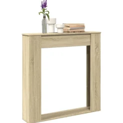 Outlet vidaXL Spiselkrans sonoma-ek 100x20x100 cm konstruerat trä Sonoma ek