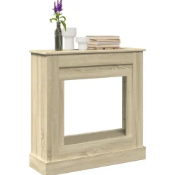 vidaXL Spiselkrans sonoma-ek 90x30x90 cm konstruerat trä