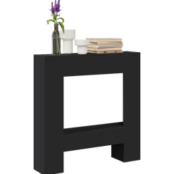 Online vidaXL Spiselkrans 81x18x82 cm konstruerat trä Svart