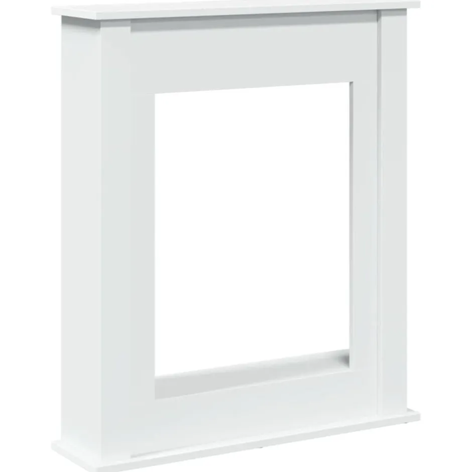 New vidaXL Spiselkrans 75x20x87,5 cm konstruerat trä Vit