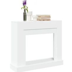 Outlet vidaXL Spiselkrans 100x30x87,5 cm konstruerat trä Vit