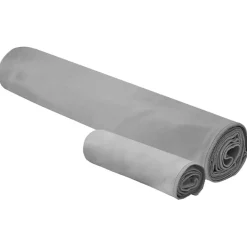Clearance vidaXL Sporthandduk Set 2 pcs tyg Mörkgrå