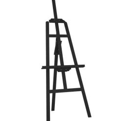vidaXL Staffli 53,5x95x127 cm massiv furu Svart