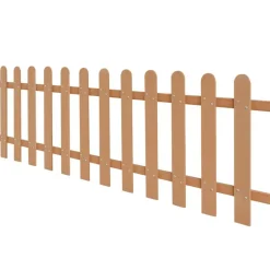 vidaXL Staket WPC 200x60 cm