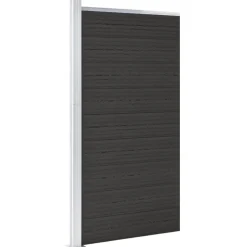 Sale vidaXL Staketpanel WPC 95x186 cm Svart