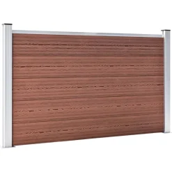 Discount vidaXL Staketpanel WPC 526x106 cm Brun
