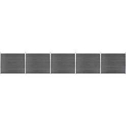 Sale vidaXL Staketpaneler WPC 872x146 cm Svart