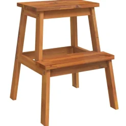vidaXL Stegpall 40x38x50 cm massivt akaciaträ