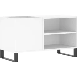 Best vidaXL Stereobänk 85x38x48 cm konstruerat trä Vit