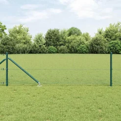 vidaXL Stängselstolpe Grön