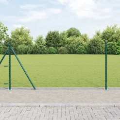 vidaXL Stängselstolpe Grön