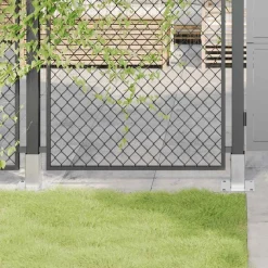 Hot vidaXL Stolpbaser fyrkantiga 4 st 71x71 mm galvaniserat stål Silver