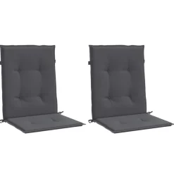 Outlet vidaXL Stolsdynor 2 st oxfordtyg Antracit