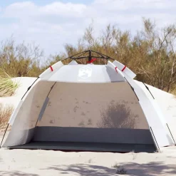 Discount vidaXL Strandtält 2 personer snabbrest vattentätt Grå