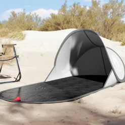 Sale vidaXL Strandtält pop-up vattentät Grå