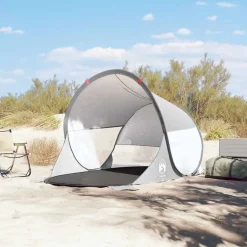 Outlet vidaXL Strandtält pop-up vattentät Grå
