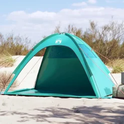 vidaXL Strandtält havsgrönt vattentät