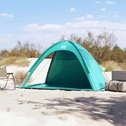 vidaXL Strandtält havsgrönt vattentät