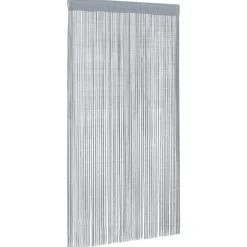 vidaXL Stränggardiner 2 st ljusgrå 100x250 cm