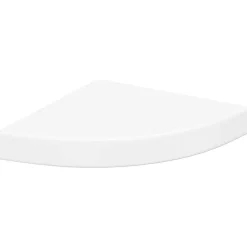 Hot vidaXL Svävande hörnhylla 25x25x3,8 cm MDF Vit