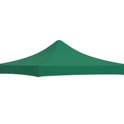 vidaXL Tak till partytält 3x3 m grön 270 g/m²