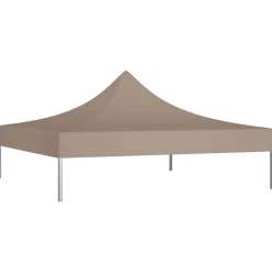 Online vidaXL Tak till partytält 3x3 m 270 g/m² Taupe