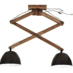 New vidaXL Taklampa 25 W 29x18x85 cm E27 Svart