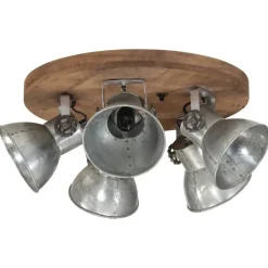New vidaXL Taklampa 25 W vintage 50x50x25 cm E27 Silver