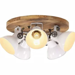 Outlet vidaXL Taklampa 25 W 50x50x25 cm E27 Vit