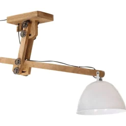 vidaXL Taklampa 25 W vit 105x30x65-108 cm E27