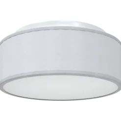 Sale vidaXL Taklampa med strålkastare 30 x 30 x 13,5 cm tyg Grå