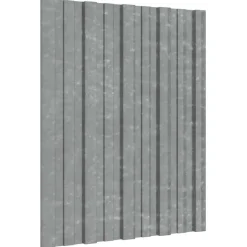 Clearance vidaXL Takpanel 36 pcs 60 x 45 cm Galvaniserat stål Silver