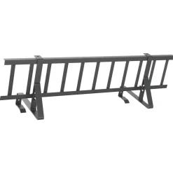 vidaXL Taksnöskydd Antracit 100 x 29,5 x 34,5 cm Stål